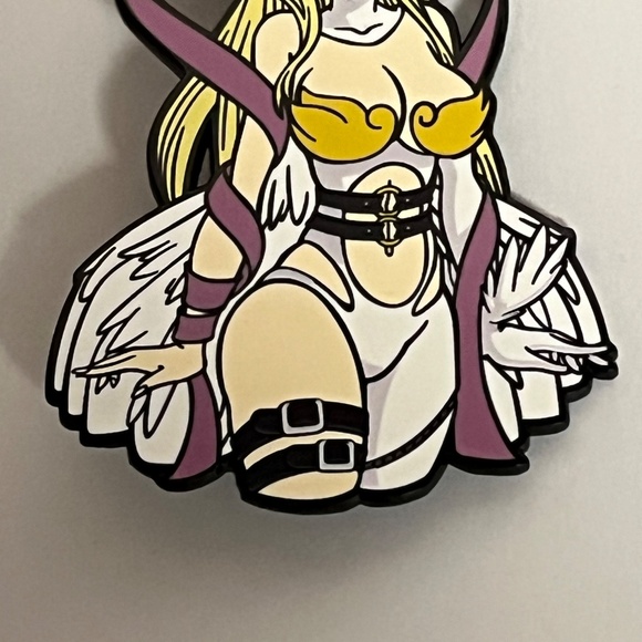 Angewomon Digimon Enamel Pin Big New Card Game Hat Pins Display - Picture 4 of 9